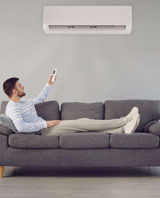 Professional mini split installation Baltimore - high-efficiency indoor unit providing home comfort